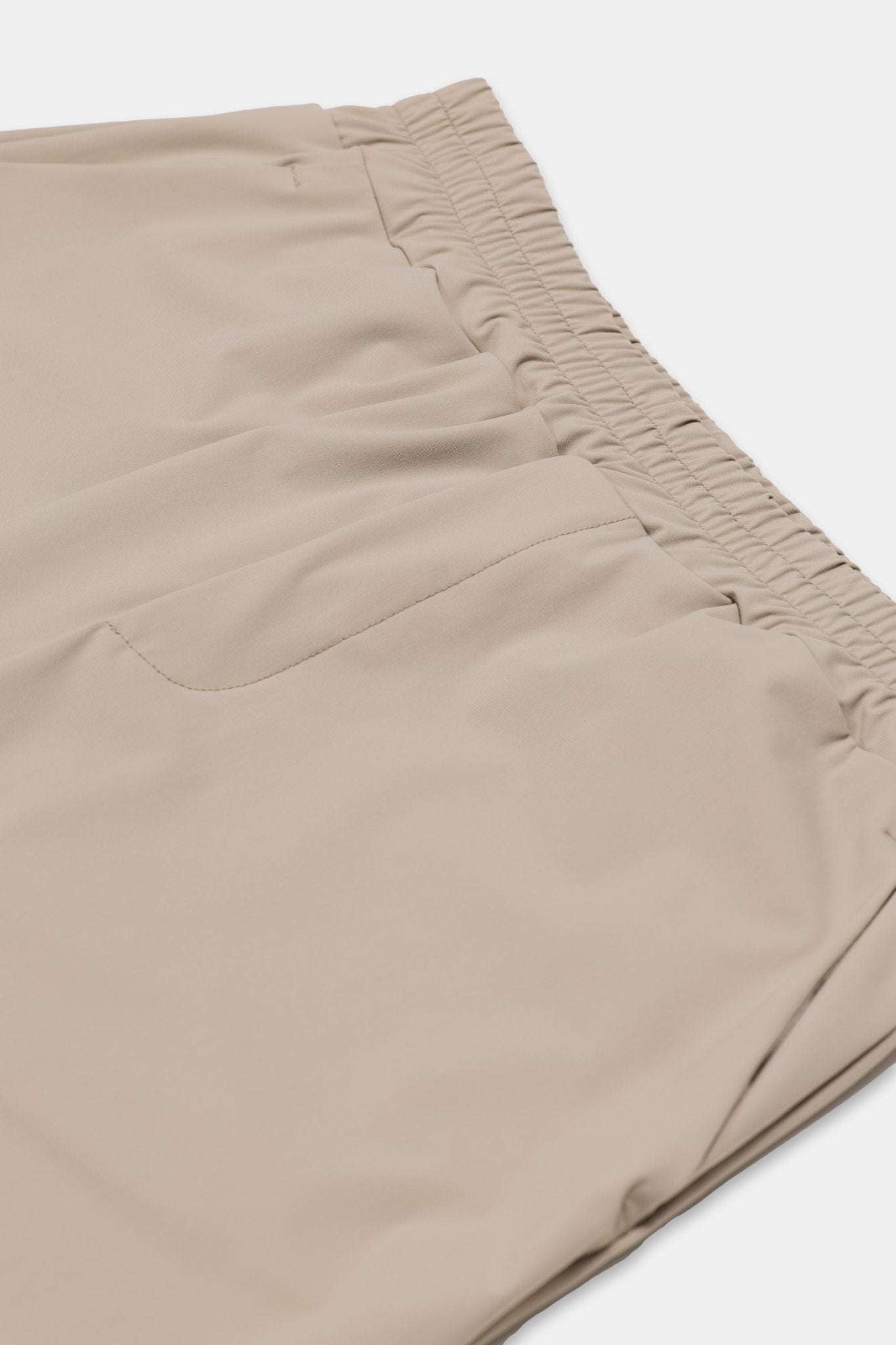 Light Beige Hooded Tech Suit